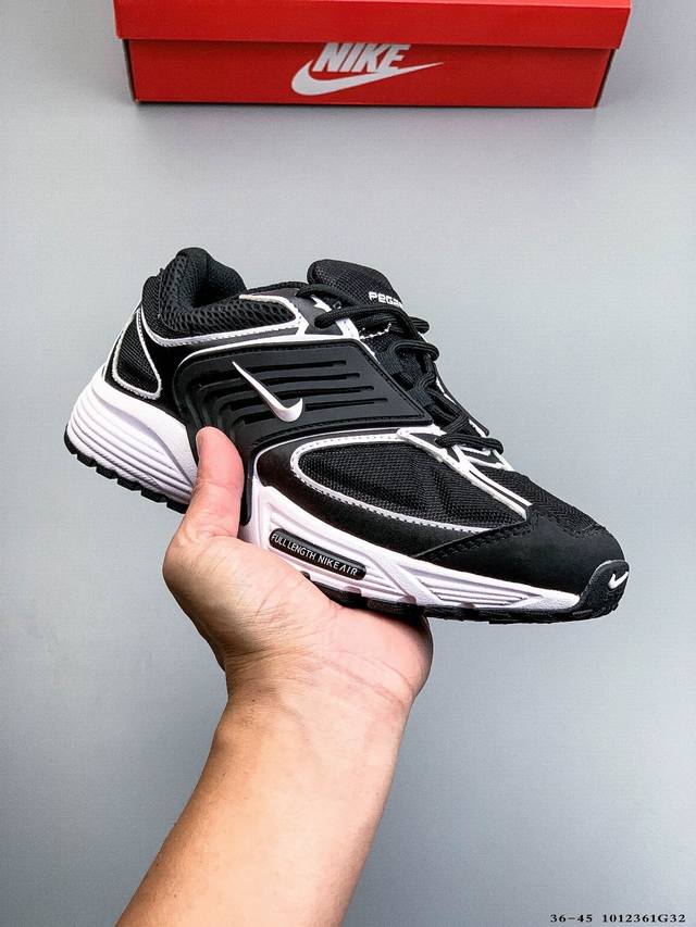 公司级！Nike Air Pegasus Wave 耐克 超级飞马涡轮增压马拉松休闲运动慢跑鞋 采用全新双层超轻透气网眼布材质 内里嵌入定型海绵 货号:Ib06