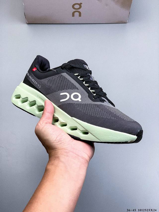 公司级！On昂跑 Cloudsurfer Next 舒适百搭 透气耐磨低帮跑步鞋！ 1012525X24