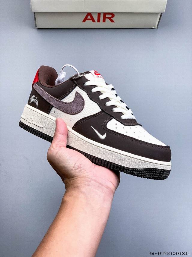 二层真标！耐克Nike Air Force 1 Low 空军一号低帮经典百搭休闲板鞋 1012481X24