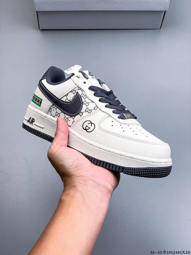 二层真标！耐克Nike Air Force 1 Low 空军一号低帮经典百搭休闲板鞋 1012481X20