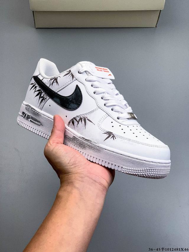 纯原版本 原楦数据纸版，采用硬质优质皮革鞋面材质，内置全掌Air Sole气垫。耐克 Nike Air Force 1 Low 空军一号低帮经典百搭休闲运动板鞋
