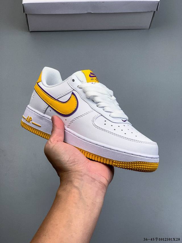 公司级！耐克Nike Air Force 1 Low 空军一号低帮经典百搭休闲板鞋 101 1X28