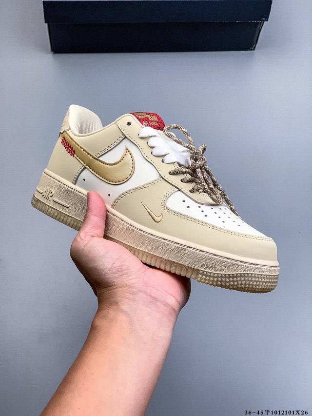 公司级！耐克Nike Air Force 1 Low 空军一号低帮经典百搭休闲板鞋 1012101X26