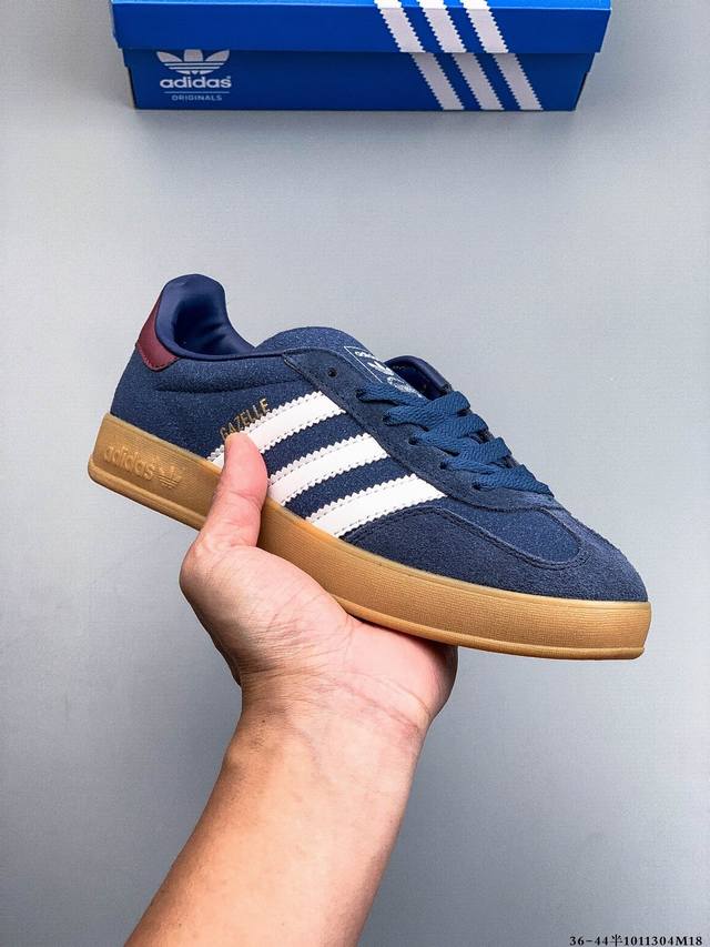 真标半码！阿迪达斯Adidas Gazelle 低帮复古百搭休闲运动板鞋 101 4M18