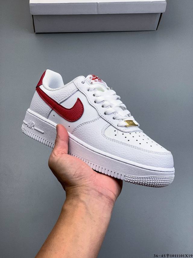 二层真标！耐克Nike Air Force 1 Low 空军一号低帮经典百搭休闲板鞋 101 1X19