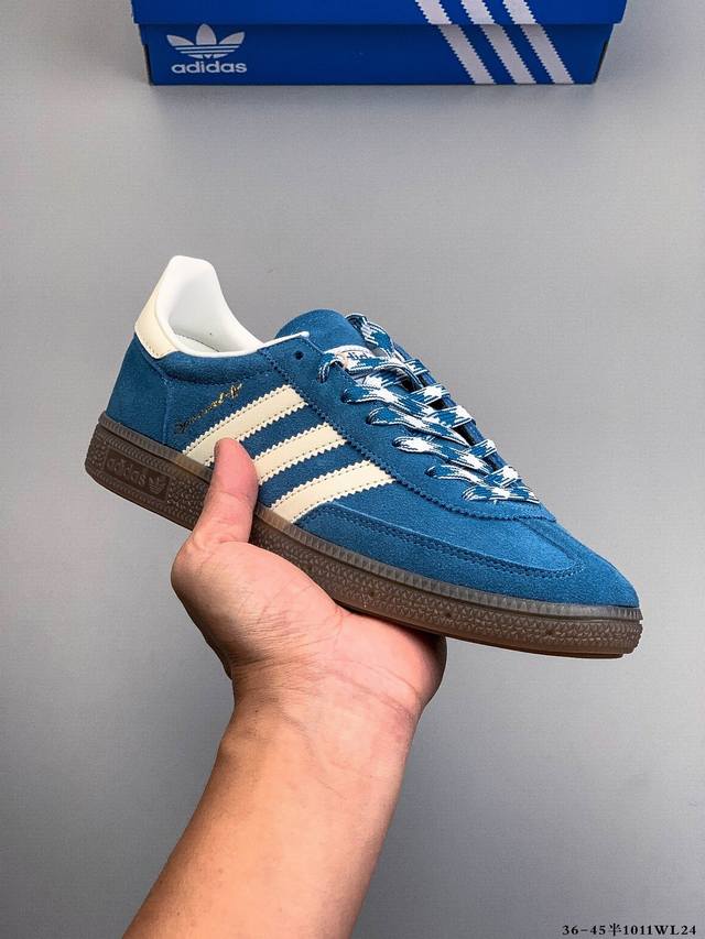 公司级！阿迪达斯 Adidas Handball Spezial时尚休闲板鞋 1011Wl24