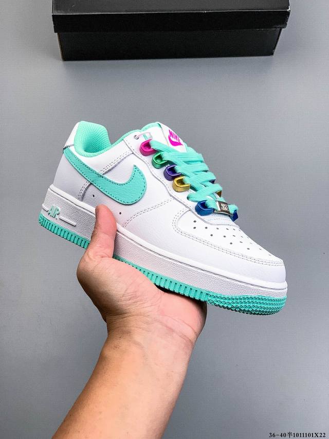 二层真标！耐克Nike Air Force 1 Low 空军一号低帮经典百搭休闲板鞋 101 1X22