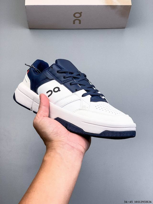 The Roger Clubhouse 费德勒 X On 昂跑 减震舒适板鞋 #鞋款以网球为灵感的运动休闲鞋，大胆的复古外观与革新科技融合，助力运动生活的活力探