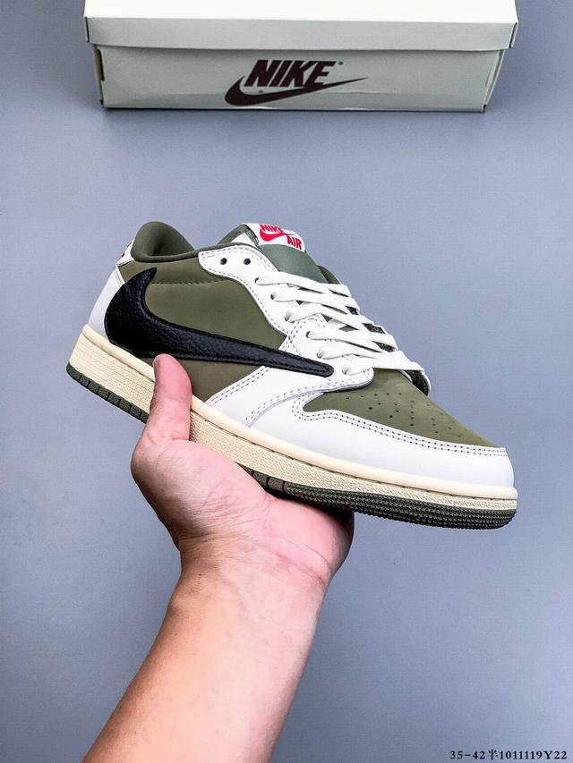 耐克Nike Air Jordan 1 Low Aj1乔1 低帮潮流缓运动休闲板鞋。Aj1 低帮拼接 完美版型真头层牛皮# 内置缓震气垫 原鞋开模 拒绝公底 购