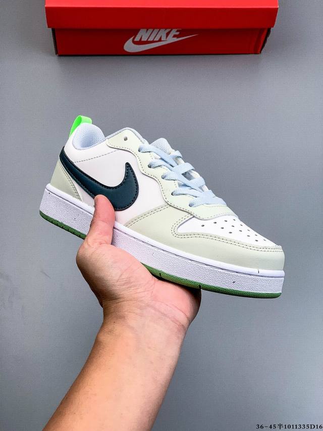 耐克 Nike Court Borough Low 低帮百搭休闲运动鞋 1011335D16