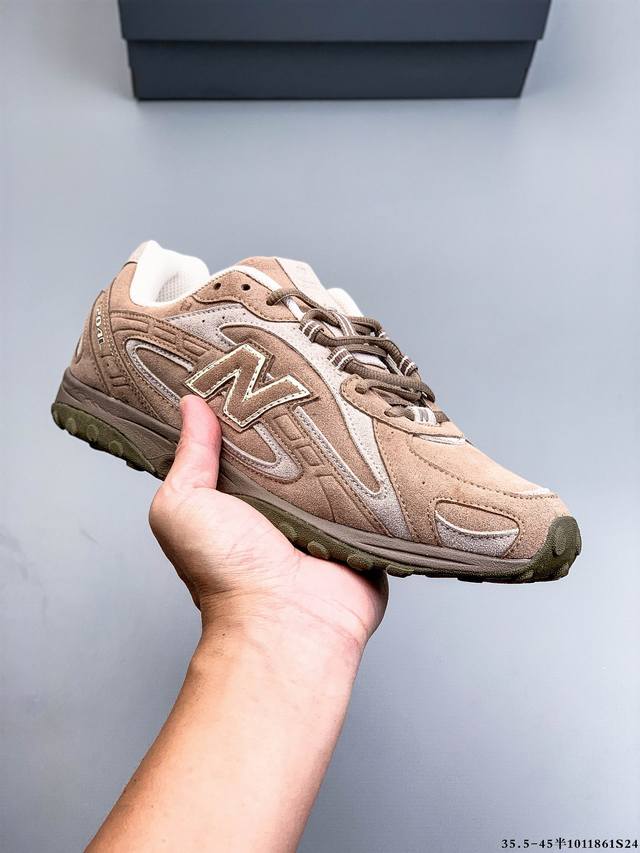 New Balance 新百伦204 系列 复古休闲运动百搭老爹跑步鞋 #采用猪巴革组合网织鞋面材质 #3层组合底模精密开发 #中底嵌入碳板缓震及后跟嵌入Tpu