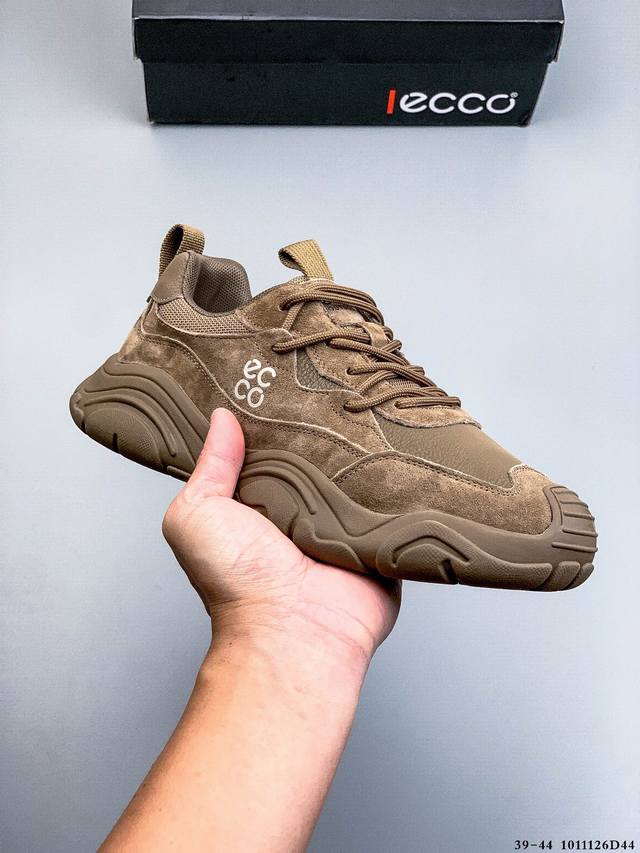 公司级！Ecco Men's Classic Lisbon Lace 爱步 街头趣闯系列系带休闲鞋 代工原单品质#轻盈发泡橡胶鞋底#欧索莱吸汗去臭脚垫 1011