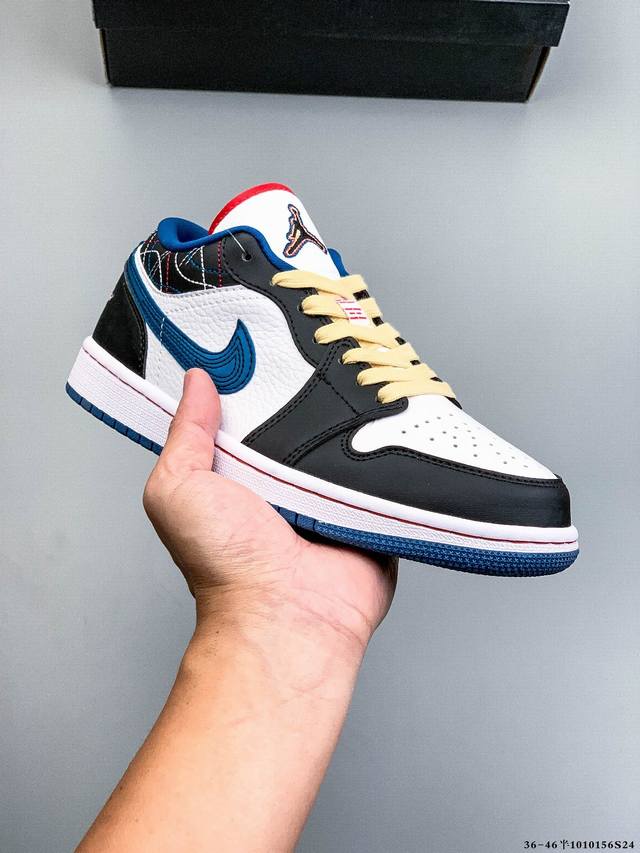 公司级！耐克Nike Air Jordan Low 1 乔1低帮经典休闲鞋 1010156S24