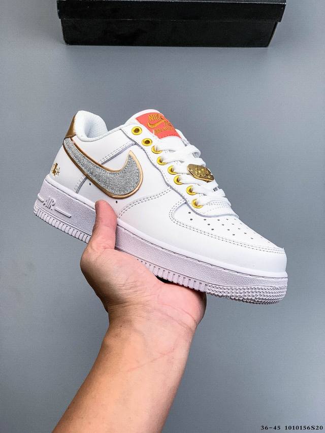 二层真标！耐克Nike Air Force 1 Low 空军一号低帮经典百搭休闲板鞋 1010156S20