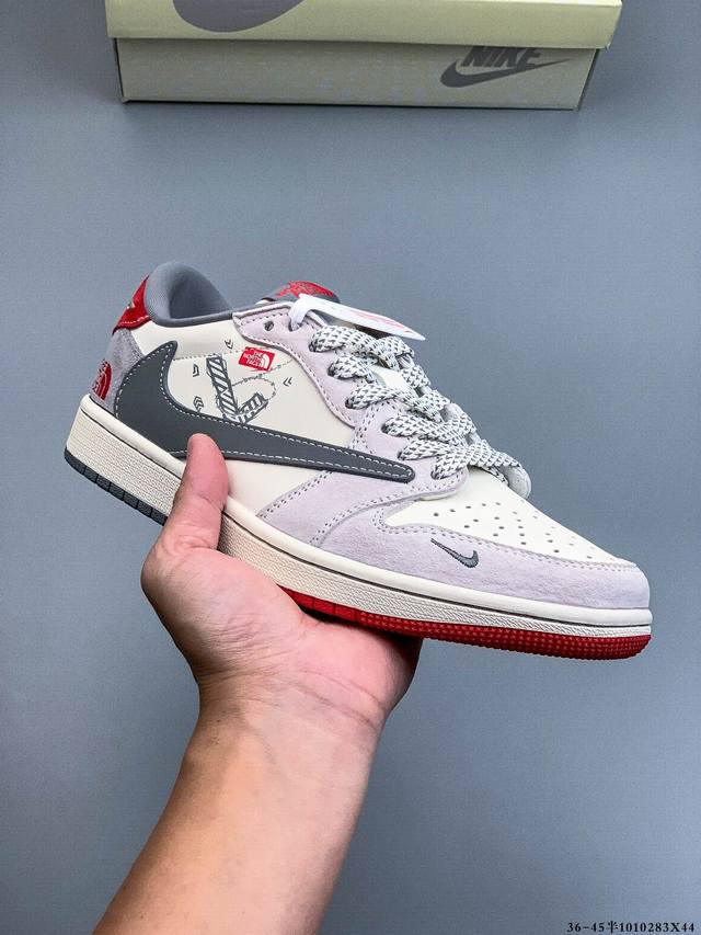 耐克Nike Air Jordan 1 Low Aj1乔1 低帮潮流缓运动休闲板鞋。Aj1 低帮拼接 完美版型真头层牛皮# 内置缓震气垫 原鞋开模 拒绝公底 购