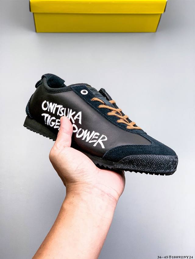 Onitsuka Tiger鬼塚虎Mexico 66 Sd复古休闲鞋运动鞋 Mexico 66 Sd保留经典之作Mexico 66的特色设计元素，如Onitsu