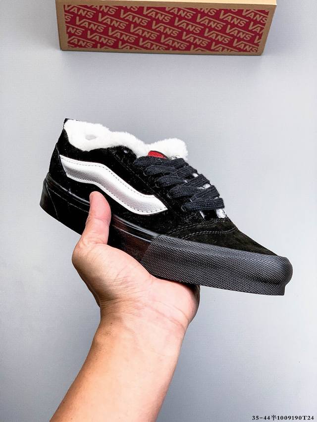 加绒款！万斯Vans Vault Knu-Skool Vr3 Lx 低帮休闲板鞋 9 T24