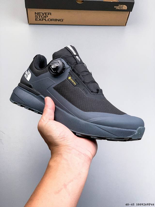 公司级！北面The North Face Glenclyffe Low 户外防滑登山鞋徒步鞋 鞋面采用坚固耐磨的材质设计，配合Vibram大底，抓地力出色，爬山