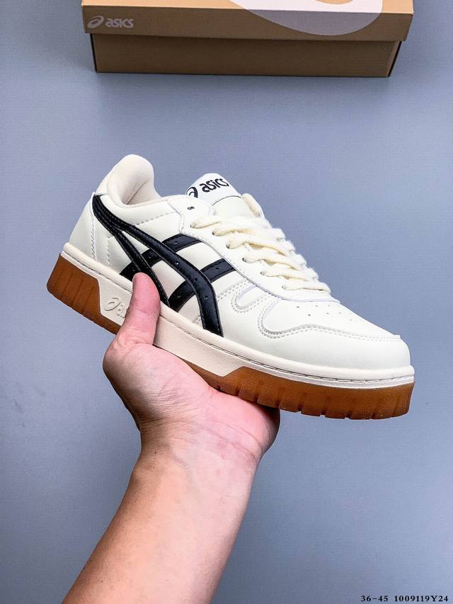 Asics 亚瑟士 Court Mz 皮面中性休闲运动板鞋 9119Y24