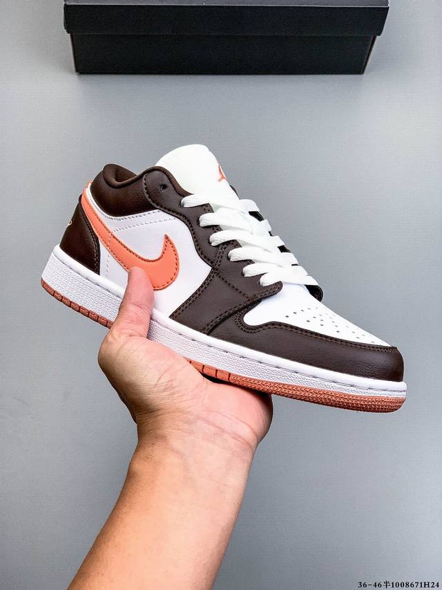 公司级！耐克Nike Air Jordan Low 1 乔1低帮经典休闲鞋 8671H24