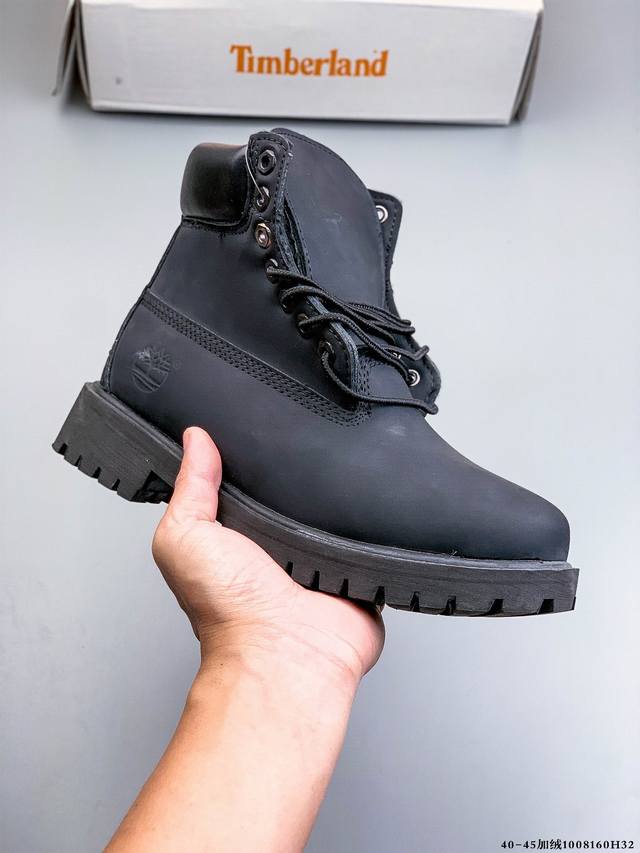 加绒款！Timberland添柏岚 代工原单品质 经典高帮百搭休闲鞋 1008160H32