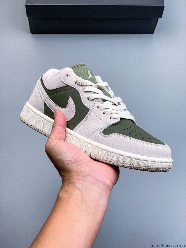 公司级！耐克Nike Air Jordan Low 1 乔1低帮经典休闲鞋 7671H24