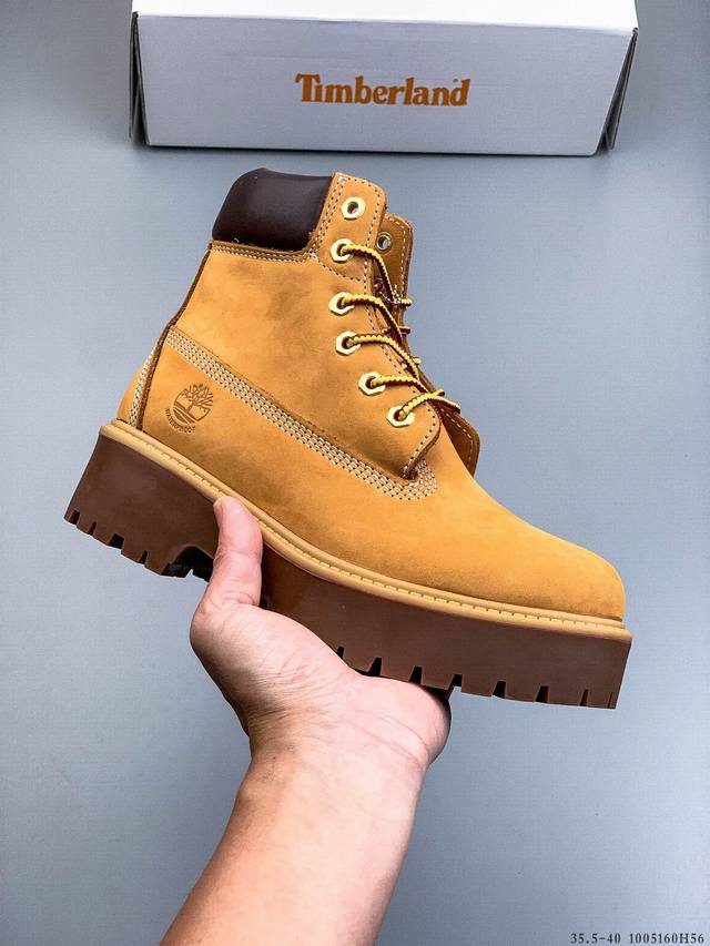 Timberland添柏岚 天伯伦经典户外休闲大黄靴系列广东大厂品质 原盒原包装 面料采用意大利顶级磨砂细纹牛皮搭配防臭防腐真皮乳胶鞋垫给您完美的穿着体验 质量