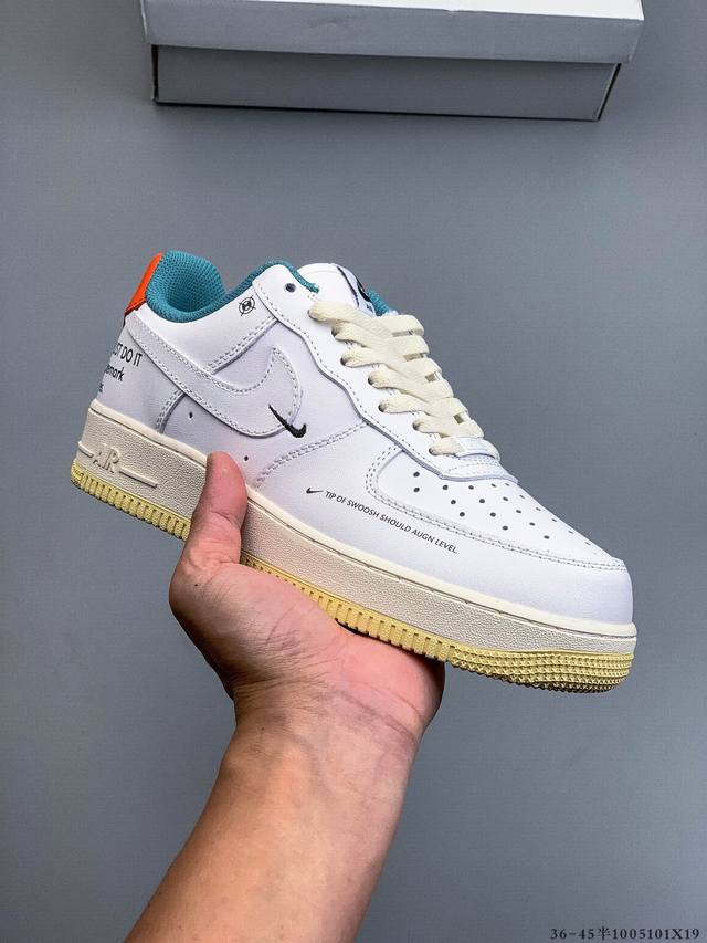 二层真标！耐克Nike Air Force 1 Low 空军一号低帮经典百搭休闲板鞋 5101X19