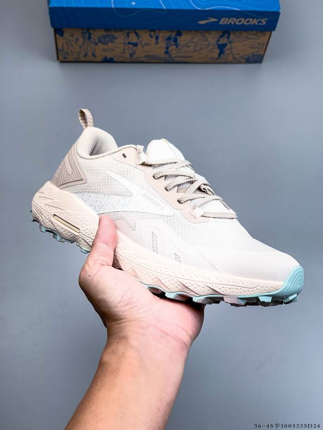 布鲁克斯Brooks 新款 Cascadia 17系列 户外山地越野跑鞋 缓震透气舒适 专业马拉松 运动跑步鞋 5335D24