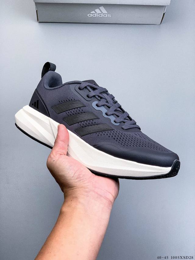 Adidas Runfalcon 3.0 Tr系列 超轻慢跑鞋 #采用全身高频热熔牛津面料鞋面材质 #全掌Adiwear高耐磨缓震泡棉中底 #外置耐磨防滑大底片