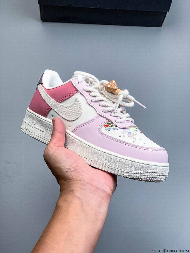 二层真标！耐克Nike Air Force 1 Low 空军一号低帮经典百搭休闲板鞋 4481X24