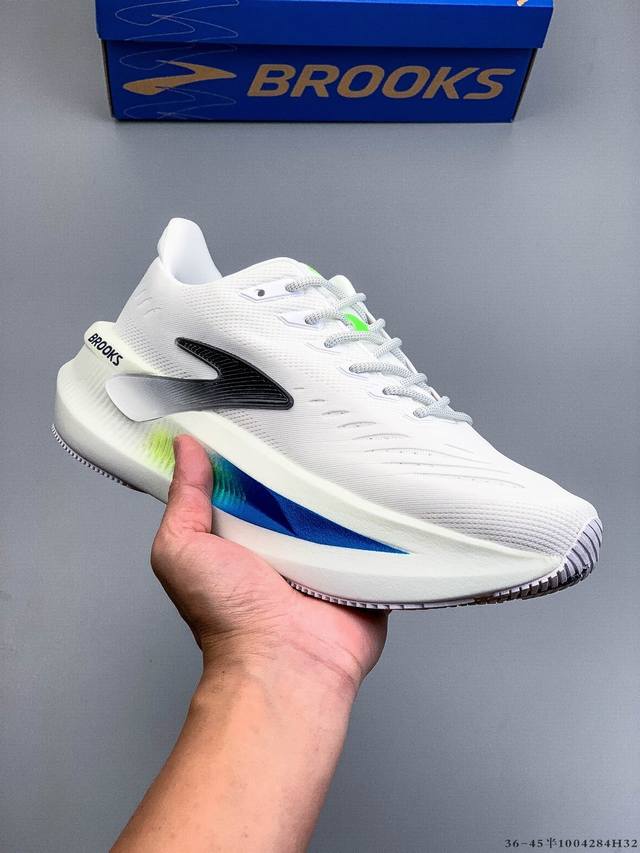Brooks布鲁克斯Glycerin Max超级甘油减震厚底马拉松跑步鞋 布鲁克斯跑鞋有著名的甘油，幽灵，追岚，烈风等系列，甘油作为旗舰级别的跑鞋，甘油系列已经