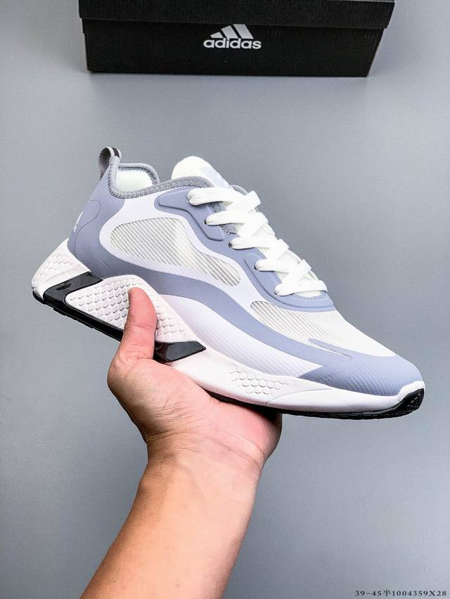 公司级！阿迪达斯Adidas Alphabounce Instinct Cc M阿尔法本能轻量缓震系列休闲慢跑鞋 正确高弹轻量Md发泡橡胶大底 1004359X