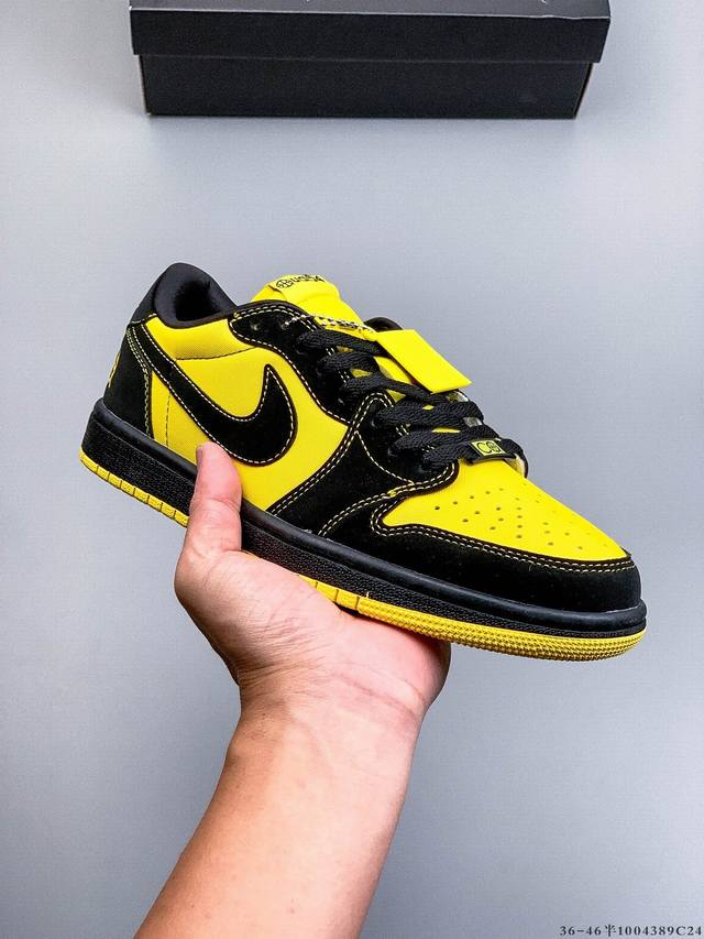 公司级！耐克Nike Air Jordan Low 1 乔1低帮经典休闲鞋 4389C24