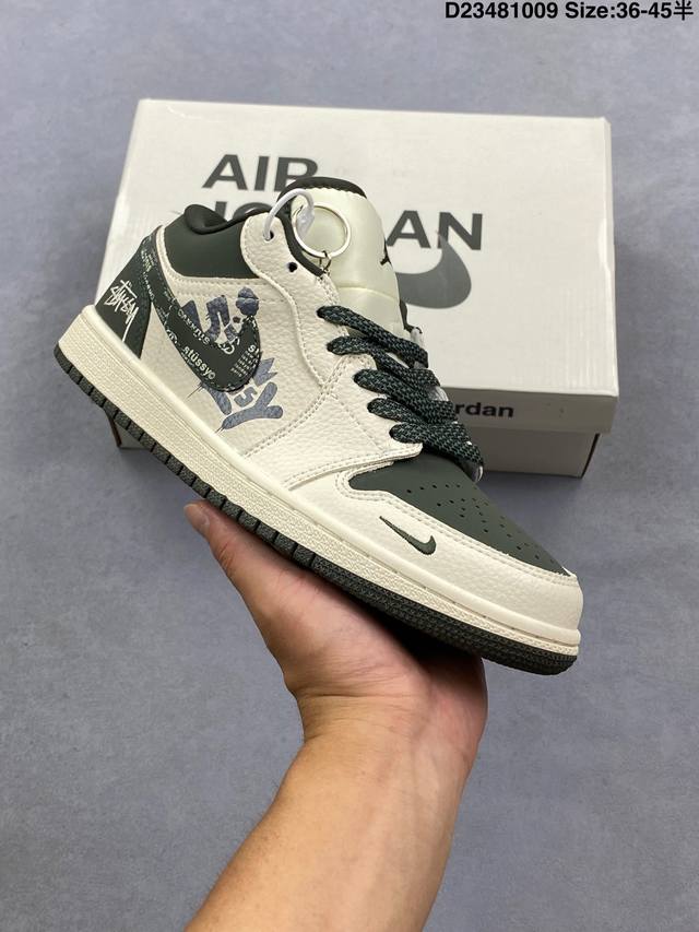 公司级：Nike Air Jordan 1 Low Aj1乔1低帮休闲板鞋 同步官方配色 市场唯一独家头层皮打造 原鞋原档案开发 原厂皮料 原档冲孔鞋头 正确满