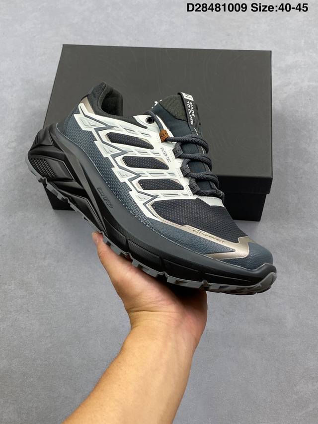 公司级 凯乐石 Kailas 防水透气缓震防滑 轻量化设计徒步鞋登山鞋大坡王陡坡稳定跑山 Tpu网布减震轻便透气防侧翻防滑 低帮 超强抓地力登山跑步鞋 男款老爹