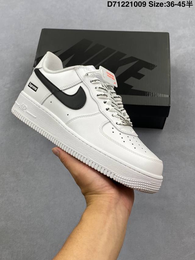 耐克Nike Air Force 1 Low 空军一号低帮百搭休闲运动板鞋 柔软、弹性十足的缓震性能和出色的中底设计，横跨复古与现代的外型结合，造就出风靡全球三