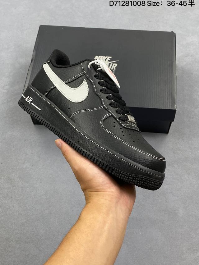 耐克Nike Air Force 1 Low 空军一号低帮百搭休闲运动板鞋 柔软、弹性十足的缓震性能和出色的中底设计，横跨复古与现代的外型结合，造就出风靡全球三