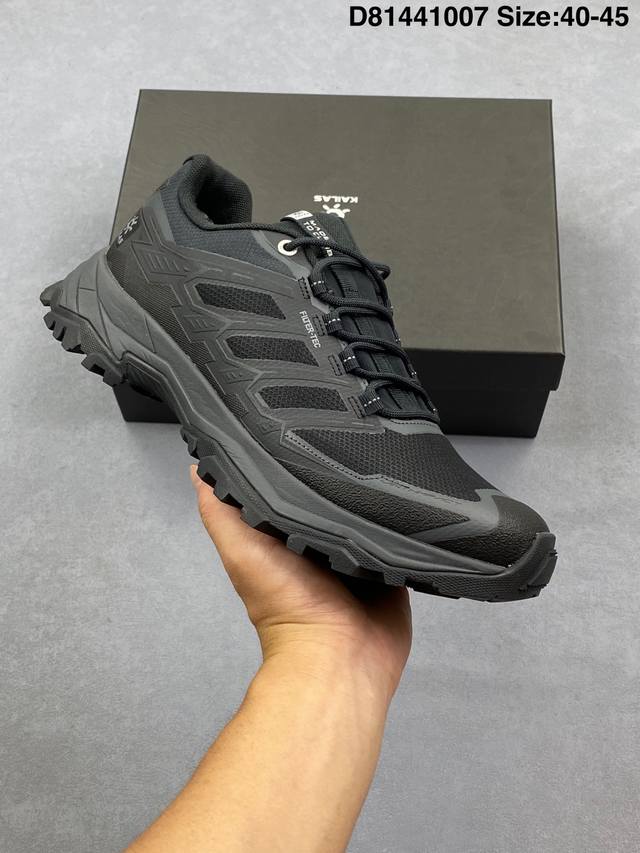 凯乐石 Kailas Fuga Du Boa 大坡王轻越野徒步网布Tpu减震防滑透气支撑回弹 低帮 超强抓地力登山鞋 Boa适配系统 通过旋钮实现快速微调 精准