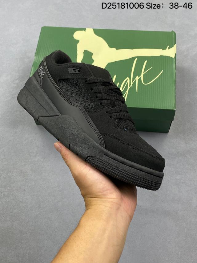 真标Who Decides War X Nike Jordan Flight Court Ate 搭防滑耐磨 低帮 耐克复古篮球鞋 货号:Fq7940-300