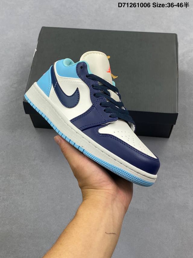 耐克Nike Wmns Air Jordan 1 Low Gs”Team Gold“Aj1乔丹一代低帮经典复古文化休闲运动篮球鞋 货号：553558-118 尺