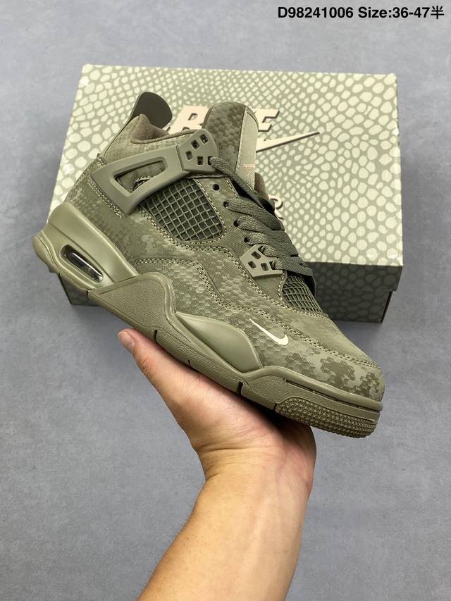 Nike Air Jordan 4 Retro 耐克迈克尔 乔丹Aj4代中帮复古休闲运动文化篮球鞋 货号:Hf4340-800 尺码:36 36.5 37.5