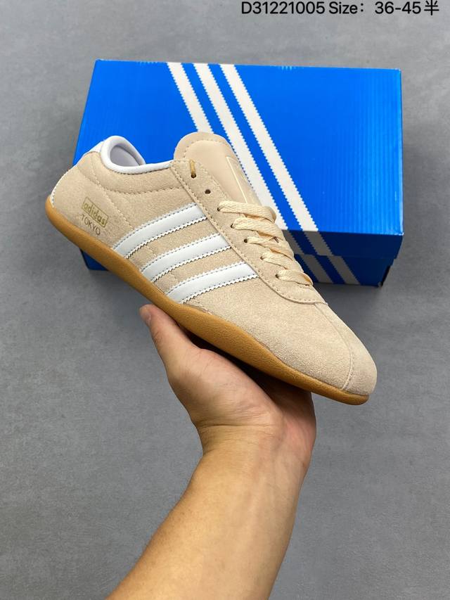 阿迪达斯Adidas Originals Tokyo 东京限定系列复古百搭薄底德训风低帮休闲运动T头鞋 货号：Jq1595 码数：36 36.5 37 38 3