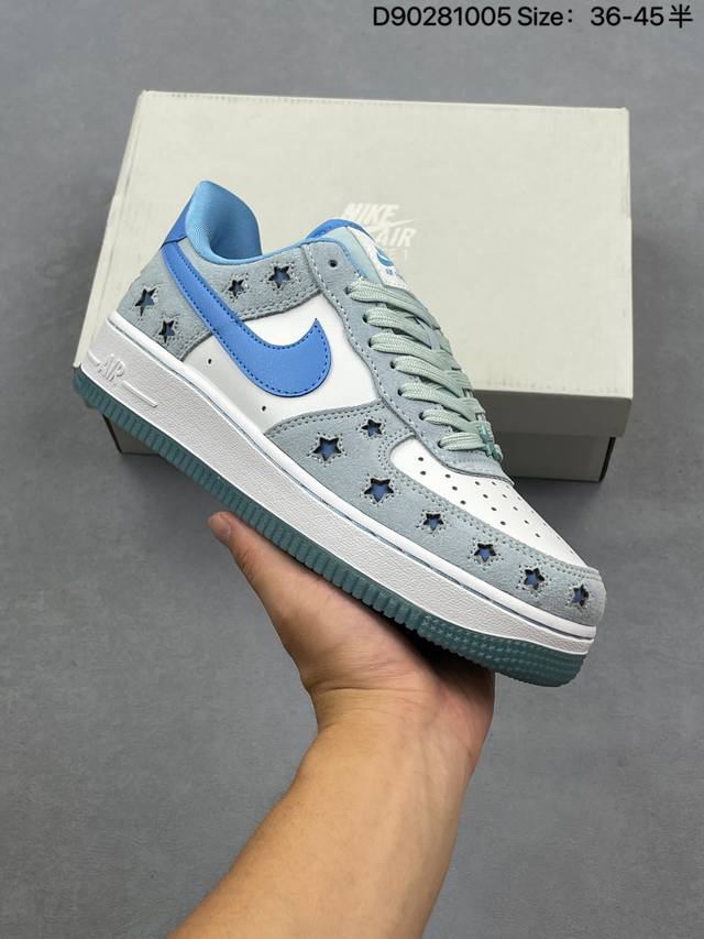 公司级耐克Nike Air Force 1‘07 空军一号低帮百搭休闲运动板鞋。柔软、弹性十足的缓震性能和出色的中底设计，横跨复古与现代的外型结合，造就出风靡全