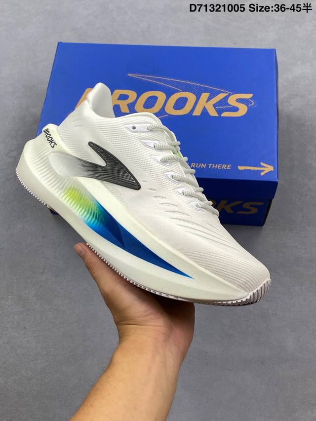 Brooks 布鲁克斯Glycerin Max 2 超级甘油 厚底马拉松缓震跑鞋 该鞋以厚实的中底和高分子注氮技术为特点 提供极致的缓震性能 鞋面柔软厚实 具有