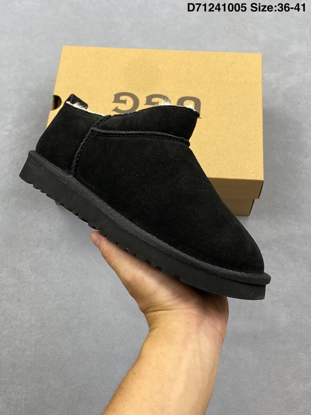 Ugg Classic Ultra Mini 周冬雨 王一博同款薄底短款雪地靴 1173891 码数：36 37 38 39 40 41 编号：D7124 5