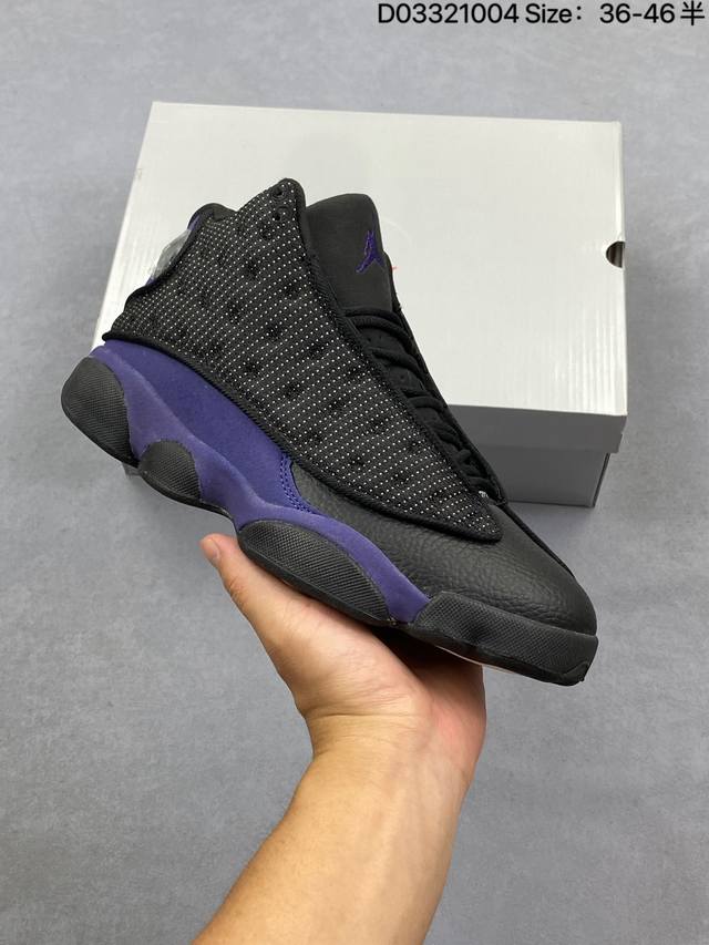 公司级 耐克 Nike Air Jordan 13 Retro 高帮 Aj13 乔丹13代 乔丹篮球鞋系列运动鞋 Airjordan 13以黑豹的风格制成，从猫