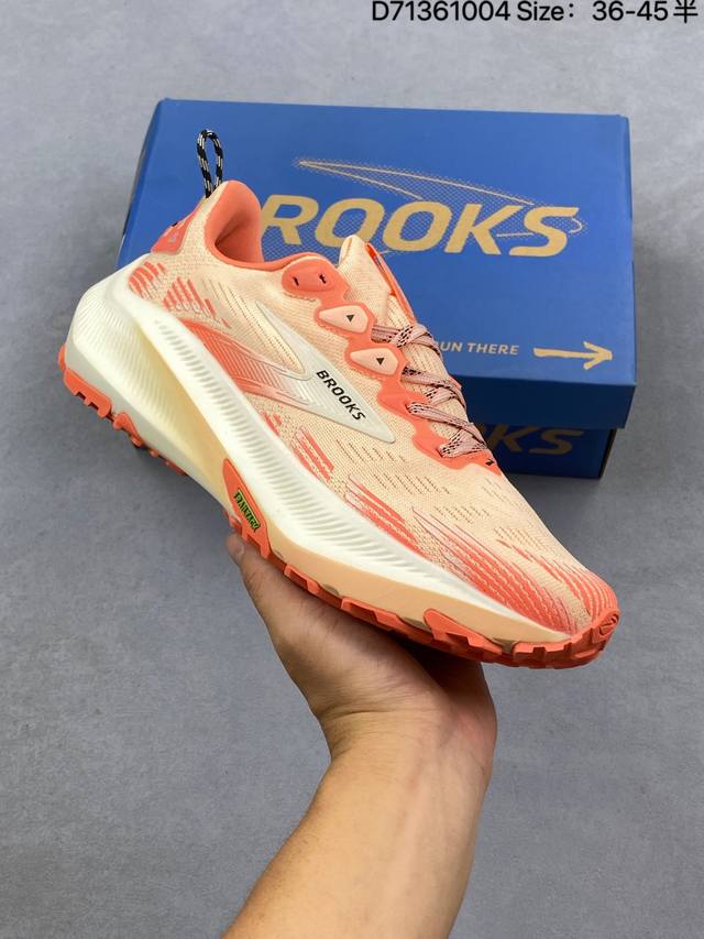 Brooks 布鲁克斯 Glycerin 22 超弹轻盈跑步鞋 低帮透气缓震支撑休闲运动慢跑鞋 采用改进工程空气网眼组合热熔工艺 鞋面材质搭载Dna Loft