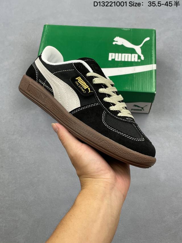 公司级Puma Palermo Sophia 复古单品 彪马 防滑耐磨低帮德训板鞋 货号:39684 4 尺码:35.5 36 37 37.5 38 38.5