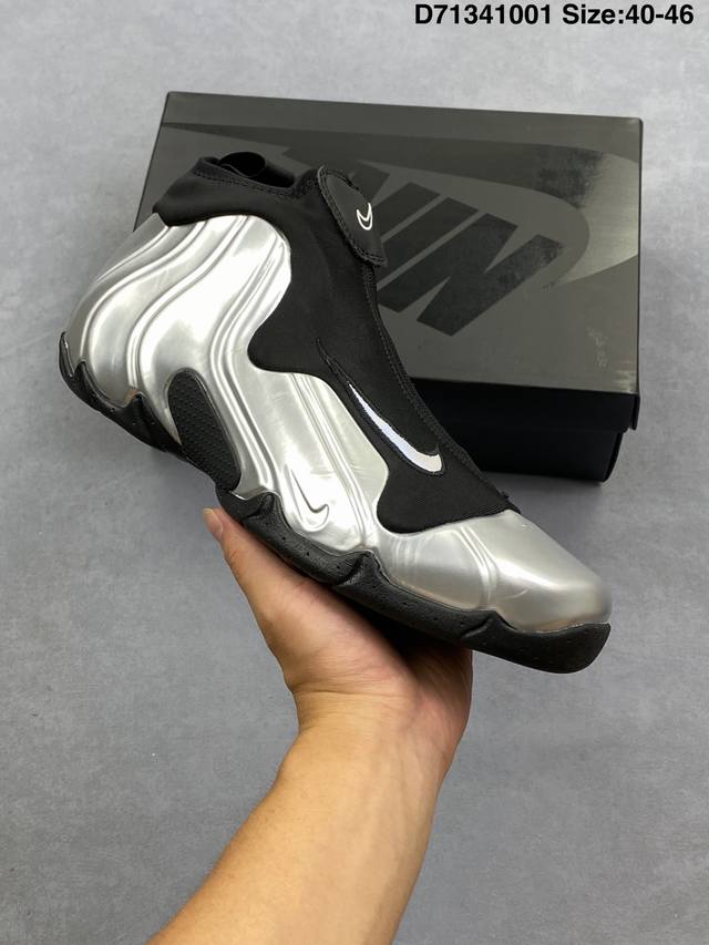 公司级Nike Air Foamposite Pro 耐克 喷泡 中帮 复古篮球鞋 纯胶透明橡胶大底超强止滑 原楦纸板开发 鞋身流线型 原厂高强度抗扭定型后跟